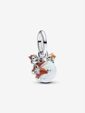 ✅NWT Authentic Disney Chip & Dale Bauble Dangle Pandora Charm
